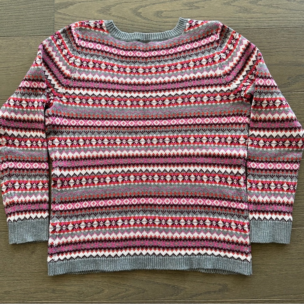 Talbots Women’s Fair Isle Sweater - size medium - Picture 3 of 4